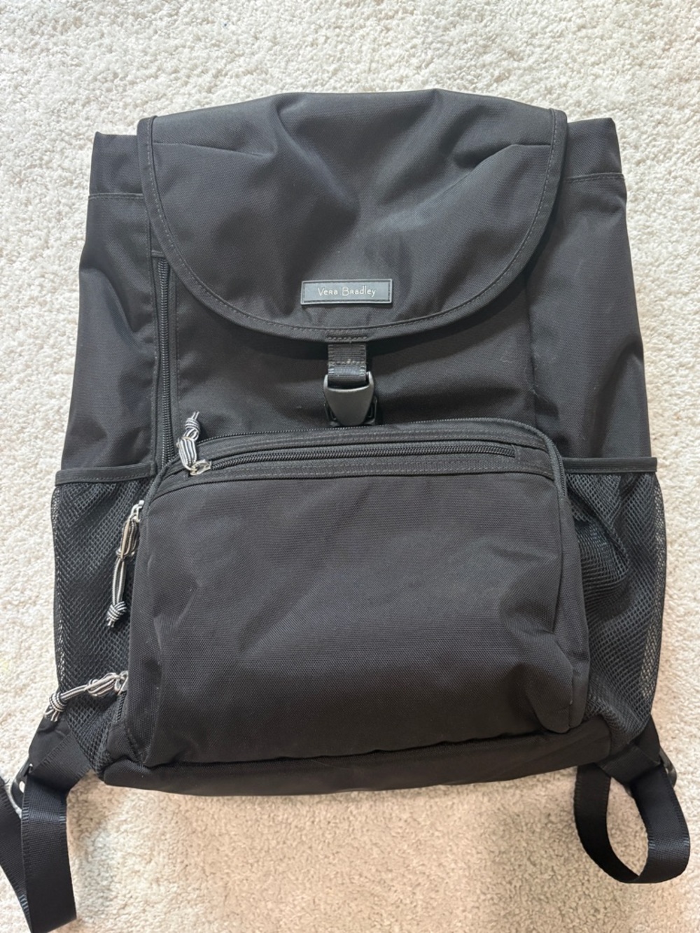 Vera Bradley Black Lighten Up Backpack